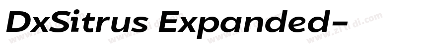 DxSitrus Expanded字体转换